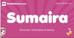 Sumaira arabic girls name and meaning, muslim girl name Sumaira