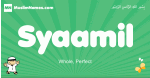 Syaamil arabic boys name and meaning, quranic boys name Syaamil