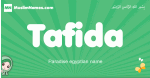 Tafida arabic girl name and meaning, quranic girls name Tafida