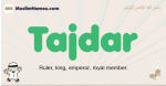 Tajdar muslim boys name and meaning, islamic boys name Tajdar