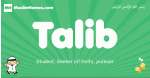 Talib arabic boys name and meaning, quranic boys name Talib