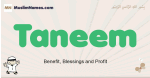 Taneem muslim boys name and meaning, islamic boys name Taneem