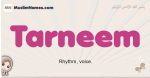 Tarneem muslim girls name and meaning, islamic girls name Tarneem
