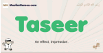 Taseer muslim boys name and meaning, islamic boys name Taseer