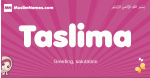 Taslima arabic girls name and meaning, muslim girl name Taslima