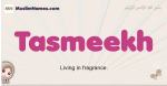 Tasmeekh muslim girls name and meaning, islamic girls name Tasmeekh
