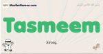 Tasmeem muslim boys name and meaning, islamic boys name Tasmeem