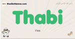 Thabi muslim boys name and meaning, islamic boys name Thabi