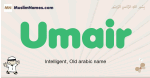 Umair muslim boys name and meaning, islamic boys name Umair