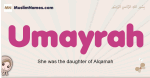 Umayrah muslim girls name and meaning, islamic girls name Umayrah
