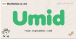 Umid muslim boys name and meaning, islamic boys name Umid