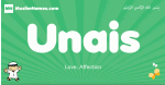 Unais arabic boys name and meaning, quranic boys name Unais