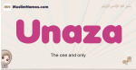 Unaza muslim girls name and meaning, islamic girls name Unaza