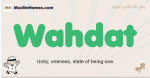 Wahdat muslim boys name and meaning, islamic boys name Wahdat