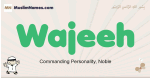 Wajeeh muslim boys name and meaning, islamic boys name Wajeeh