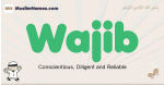 Wajib muslim boys name and meaning, islamic boys name Wajib