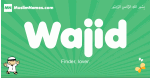 Wajid arabic boys name and meaning, quranic boys name Wajid