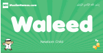 Waleed arabic boys name and meaning, quranic boys name Waleed