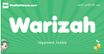 Warizah arabic girl name and meaning, quranic girls name Warizah