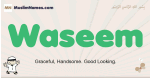 Waseem muslim boys name and meaning, islamic boys name Waseem