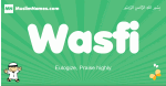 Wasfi arabic boys name and meaning, quranic boys name Wasfi
