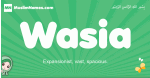 Wasia arabic girl name and meaning, quranic girls name Wasia