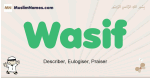 Wasif muslim boys name and meaning, islamic boys name Wasif