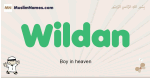 Wildan muslim boys name and meaning, islamic boys name Wildan