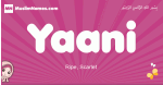 Yaani arabic girls name and meaning, muslim girl name Yaani