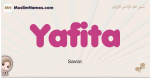 Yafita muslim girls name and meaning, islamic girls name Yafita