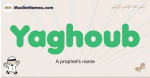 Yaghoub muslim boys name and meaning, islamic boys name Yaghoub