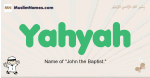 Yahyah muslim boys name and meaning, islamic boys name Yahyah