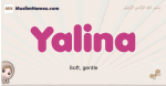 Yalina muslim girls name and meaning, islamic girls name Yalina