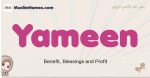 Yameen muslim girls name and meaning, islamic girls name Yameen