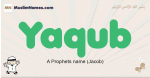 Yaqub muslim boys name and meaning, islamic boys name Yaqub