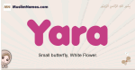 Yara muslim girls name and meaning, islamic girls name Yara