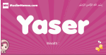 Yaser arabic girls name and meaning, muslim girl name Yaser