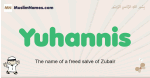 Yuhannis muslim boys name and meaning, islamic boys name Yuhannis