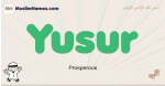 Yusur muslim boys name and meaning, islamic boys name Yusur