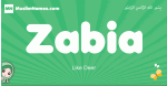 Zabia arabic girl name and meaning, quranic girls name Zabia