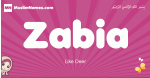 Zabia arabic girls name and meaning, muslim girl name Zabia