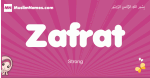 Zafrat arabic girls name and meaning, muslim girl name Zafrat