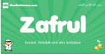 Zafrul arabic boys name and meaning, quranic boys name Zafrul