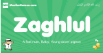 Zaghlul arabic boys name and meaning, quranic boys name Zaghlul