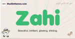 Zahi muslim boys name and meaning, islamic boys name Zahi