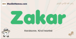 Zakar muslim boys name and meaning, islamic boys name Zakar