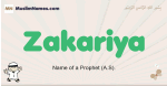 Zakariya muslim boys name and meaning, islamic boys name Zakariya