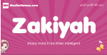 Zakiyah arabic girls name and meaning, muslim girl name Zakiyah