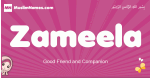 Zameela arabic girls name and meaning, muslim girl name Zameela