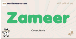 Zameer muslim boys name and meaning, islamic boys name Zameer